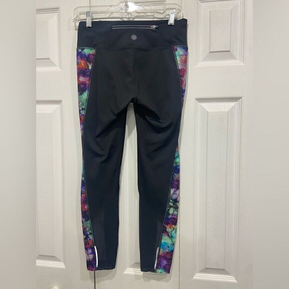 Athleta colorful mesh leggings bag key pocket size S - Picture 6 of 7